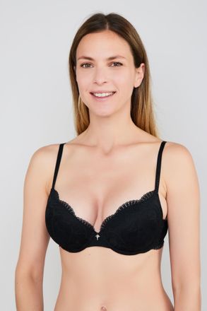 Joop B&uuml;gel-BH JOOP Beautiful, Damen, Gr. 70, Cup C, schwarz, Single Jersey, Obermaterial: 58% Polyamid, 32% Polyester, 10% sonstige Fasern, BHs B&uuml;gel-BH, m