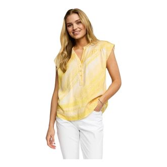 2-Biz Mujer, Blusas y Camisas, Amarillo, Talla: L