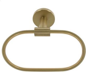 Trade Shop Trade Shop - Toalla De Toalla De Anillo De Acero De Oro Accesorio De Toalla De Ba&ntilde;o 87932