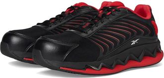 Reebok Zig Elusion Heritage Work EH Comp Toe Mens Shoes Black/Red : 10.5 D - Medium, Textile