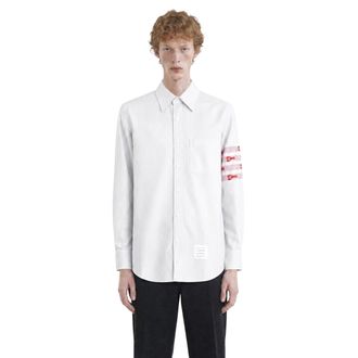 Thom Browne Uni Stripe Lobster 4-Bar Shirt