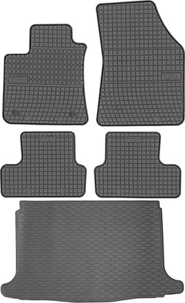OEM Juego De Alfombrillas De Goma Para Renault Megane Iv Hatchback (desde Enero De 2016 Hasta 2024) + Alfombrilla Para El Maletero