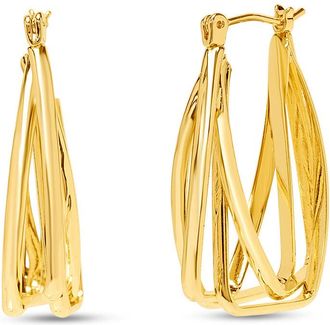Bruno Magli Vittoria Gold Hoop Earrings