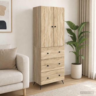 vidaXL Vidaxl Set Di Armadi 2 Pz 66 X 34,5 X 90 Cm Legno Ingegnerizzato