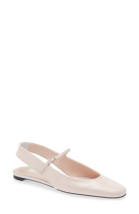 Toteme Slingback Mary Jane Flat in Pink at Nordstrom, Size 10Us