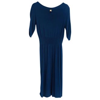 Trussardi TRUSARDI Blue Stretch Dress Size S