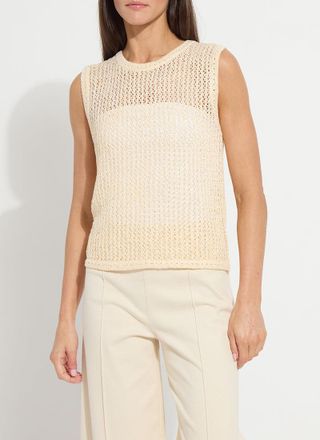 Lyss&eacute; Avery Sequined Knit Shell