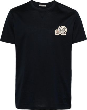 Moncler Appliqu&eacute;-logo Cotton T-shirt
