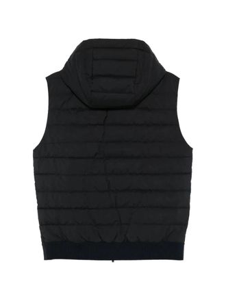 PESERICO Mens Hooded Zip Gilet Ss26 M