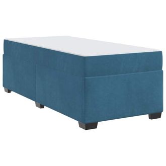 vidaXL Estructura De Cama Azul Oscuro 90 X 190 Cm Terciopelo Vidaxl