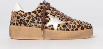 Golden Goose Sneakers Ball Star Golden Goose in cavallino e pelle effetto used