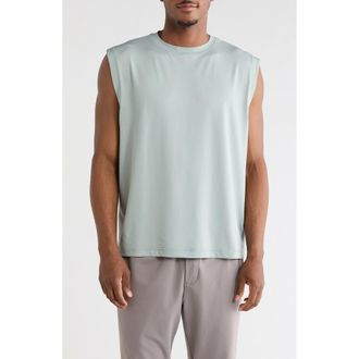 Zella Performance Muscle Tank in Green Slate at Nordstrom Rack, Size Xx-Large