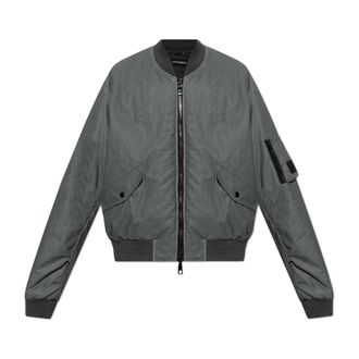 Dolce & Gabbana Linnen jas - Heren - Bomber jackets - Groen - L - Linnen - Jassen