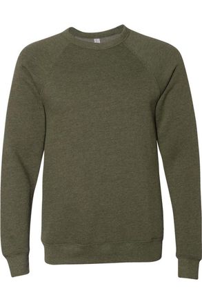 Bella + Canvas Sponge Fleece Raglan Crewneck Sweatshirt