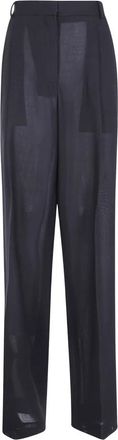 Tom Ford Wide Broeken - Dames - Straight fit broeken - Zwart - S - Broeken