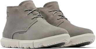 Sorel Mens Sorel Explorer Next Drift Boots Gray Suede Waterproof Chukka RHS7673