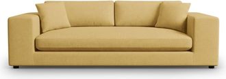 CXL by Christian Lacroix Sofá 4 plazas de tejido estructural amarillo