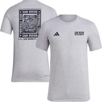 adidas Mens adidas Gray San Diego FC Local Wrap T-Shirt at Nordstrom, Size Xx-Large