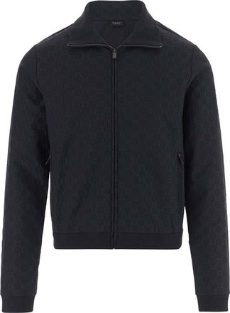 Gucci Dark Blue Jacquard Sweatshirt