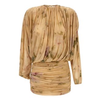 Magda Butrym Dames, Jurken, Beige, Maat: 2XS