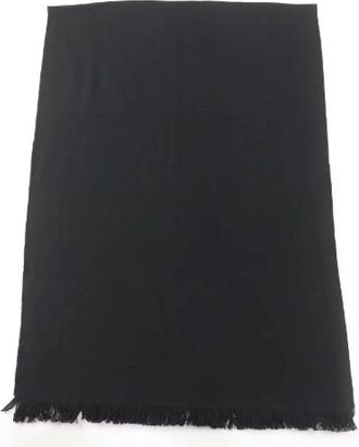 Gucci Pre-owned Wollen Sjaal - Dames - Vintage Accessoires - Zwart - ONE Size - Wol - Vintage