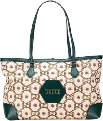 Gucci Pre-owned Canvas gucci-bags - Dames - Vintage Shopper - Veelkleurig - ONE Size - Vintage