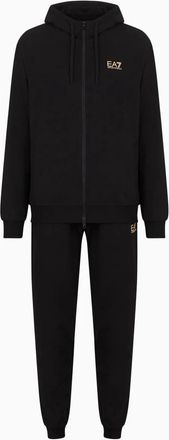 Emporio Armani Stijlvolle heren trainingspak set - Heren - Trainingspakken - Zwart - M - Katoen - Fitness