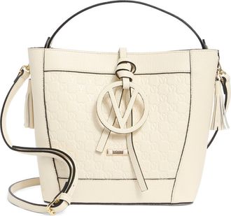Mario Valentino Callie Medallion Shoulder Bag in Marshmallow at Nordstrom Rack