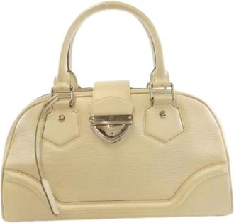 Louis Vuitton Pre-owned Handbags, female, White, Size: ONE SIZE Pre-owned Leather Handbag