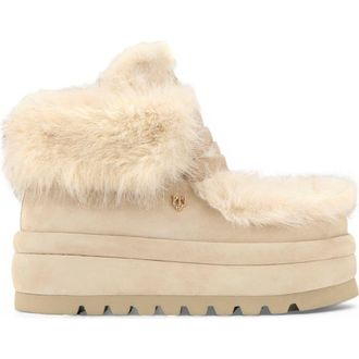 Naked Wolfe Bambi Black Suede/Shearling in Ice at Nordstrom, Size 8