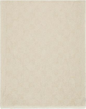 Emporio Armani Stola met Micro Pailletten - Dames - Sjaals - Wit - ONE Size - Pailletten - Accessoires