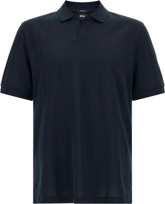 HUGO BOSS Hombre, Camisetas, Azul, Talla: XL
