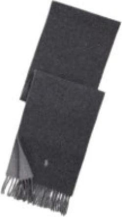 Polo Ralph Lauren Klassieke Omkeerbare Sjaal - unisex - Wintersjaals - Grijs - ONE Size - Wol - Accessoires