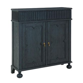 Ballard Designs Mell Cabinet - Navy - Ballard Designs