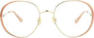 Chlo&eacute; Round-Frame Metal Optical Frames
