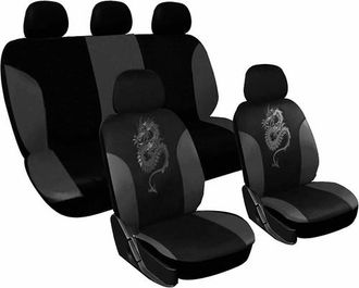 Woltu Woltu 1x Set Coprisedili Universali Per Anteriori E Posteriori Seat Cover Auto