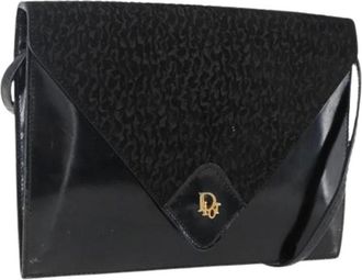 Dior Pre-owned Cross Body Bags, female, Black, Size: ONE SIZE Pre-owned Vintage Shoulder Bag