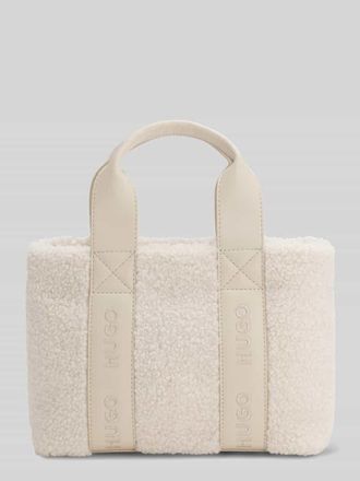 HUGO BOSS Umh&auml;ngetasche mit Label-Riemen Modell BECKY in Ecru, Gr&ouml;&szlig;e 1