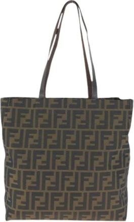 Fendi Pre-owned Tote Bags, female, Brown, Size: ONE SIZE Pre-owned Vintage Tote Bag