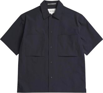 Norse Projects Overhemden, Heren, Blauw, S, Blauw Hermann Overhemd - Model N40-0821