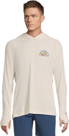 Chubbies The Seal Of Approval (Sun Hoodie) Mens Swimwear White : 2XL, Polyester