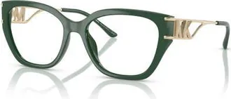 Michael Kors 54mm Square optical glasses in Green at Nordstrom