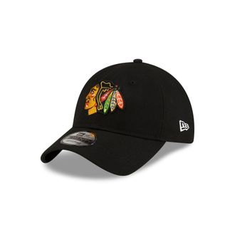 New Era Chicago Blackhawks NHL Injection Black 9Twenty Adjustable Cap