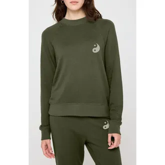 Spiritual Gangster Yin & Yang Forever Crewneck Sweatshirt in Spc at Nordstrom Rack, Size X-Small