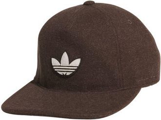 adidas Heritage Cotton Blend Baseball Cap in Dark Brown/Off White at Nordstrom