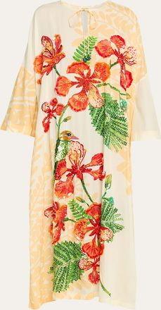 Verandah Hand-Beaded Gulm Kaftan