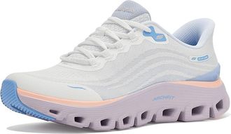 Skechers Skechers Arch Fit Glide-step Wave Hands Free Skip-ins Womens Shoes White : 10.5 B - Medium, Synthetic