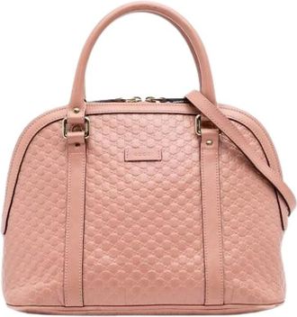 Gucci Pre-owned Handbags, female, Pink, Size: ONE SIZE Pre-owned Leather gucci-bags