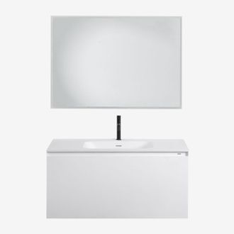 Sklum Sklum - Conjunto De Mueble De Ba&ntilde;o En Madera Con Lavabo Integrado Macrae