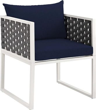 Modway Outdoor Stance Outdoor Patio Aluminum Dining Armchair